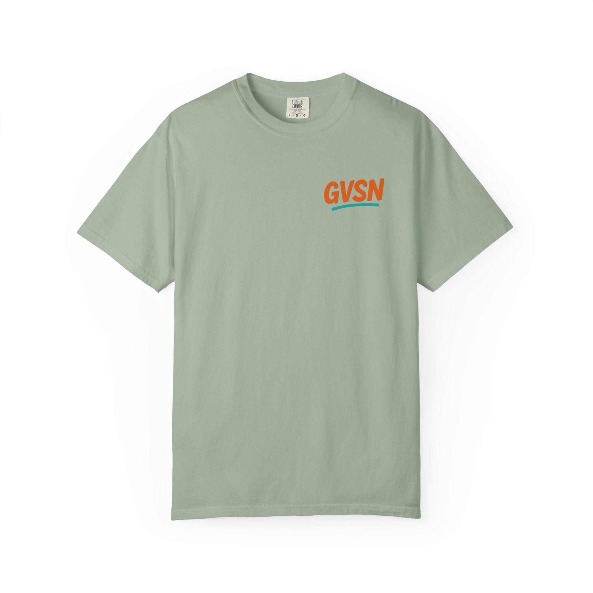 GVSN Peace Sign T-Shirt — Retro Surf Vibe Graphic Tee