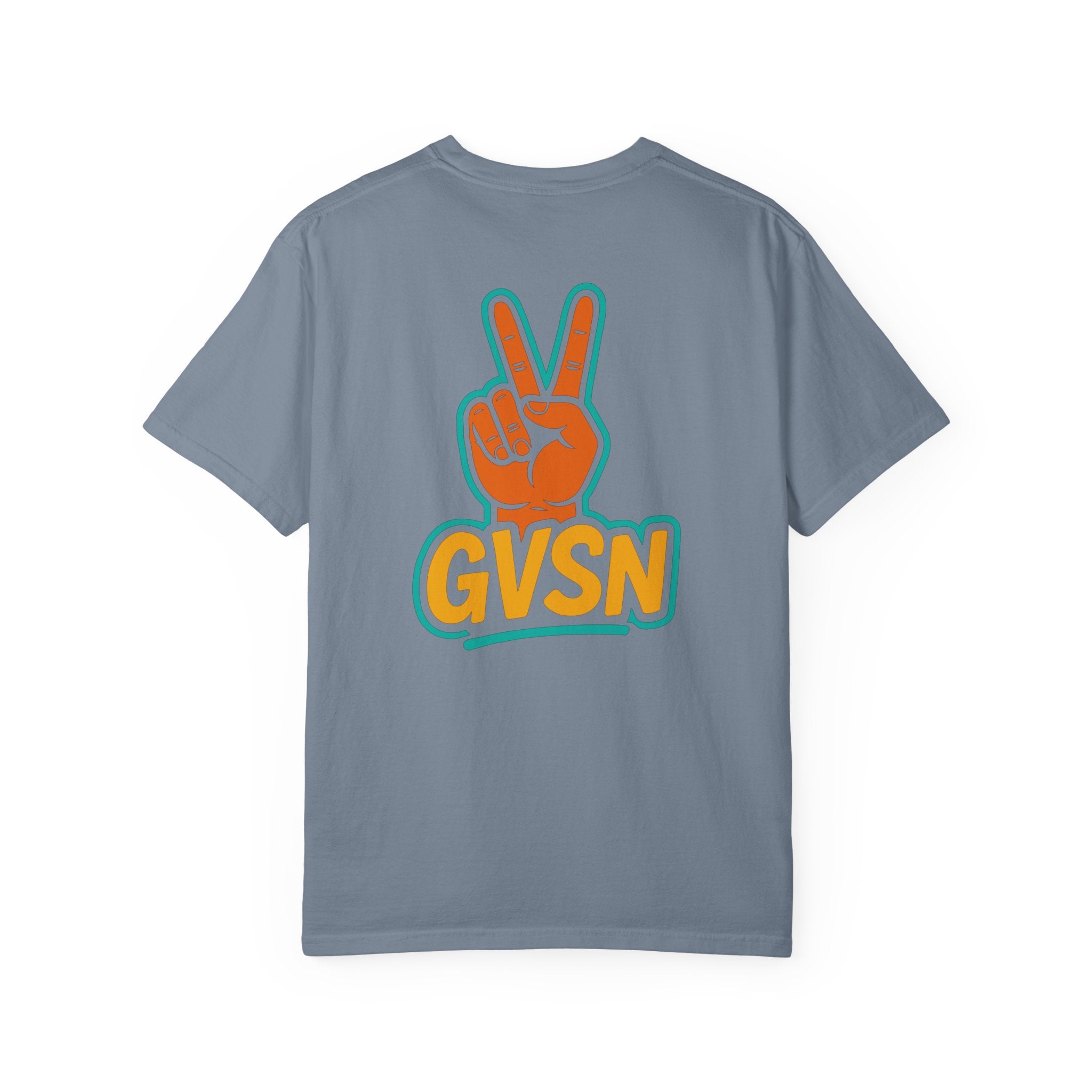 GVSN Peace Sign T-Shirt — Retro Surf Vibe Graphic Tee