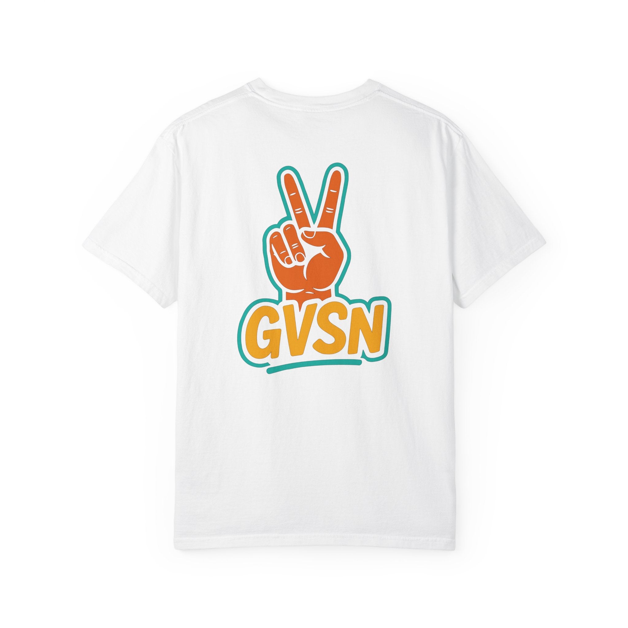 GVSN Peace Sign T-Shirt — Retro Surf Vibe Graphic Tee