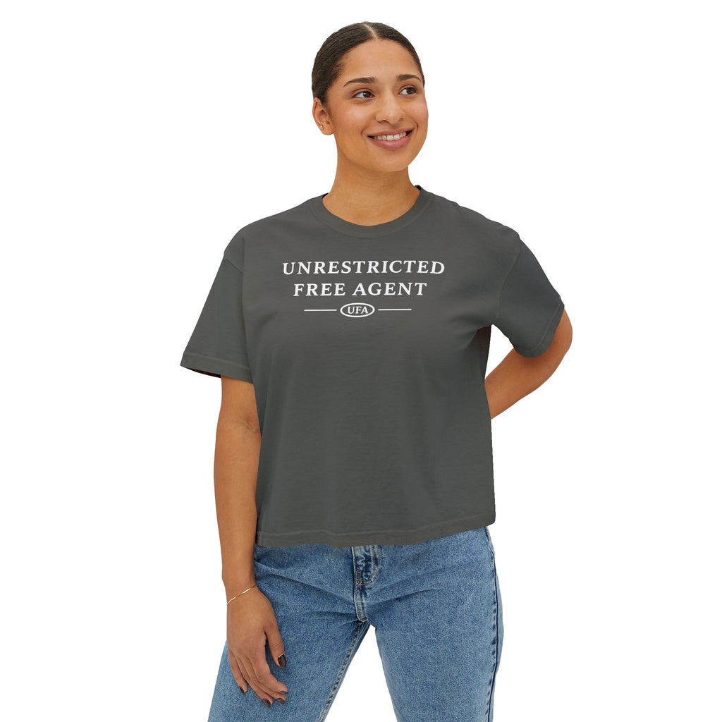 Unrestricted Free Agent Women's Boxy Tee
