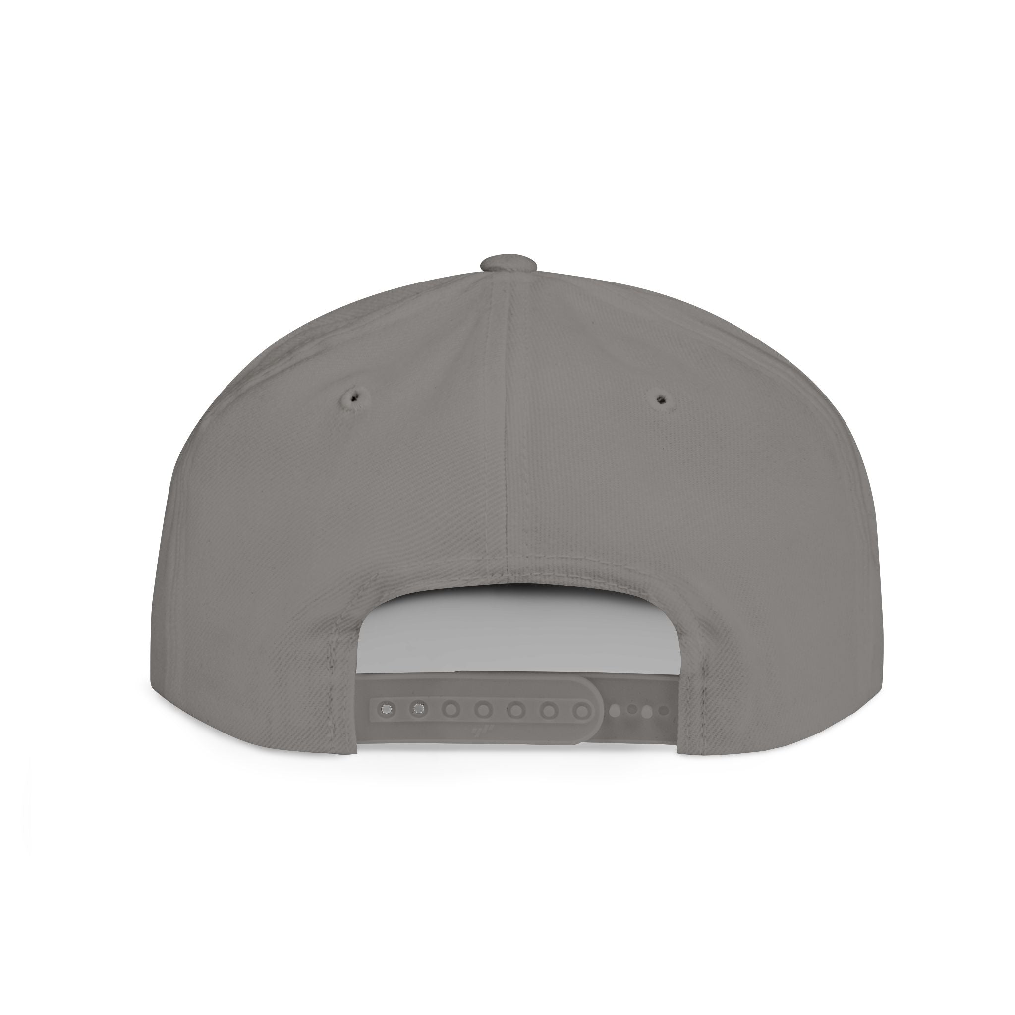 Good Vibes Flat Bill Snapback Hat – Embroidered Orange Script Cap