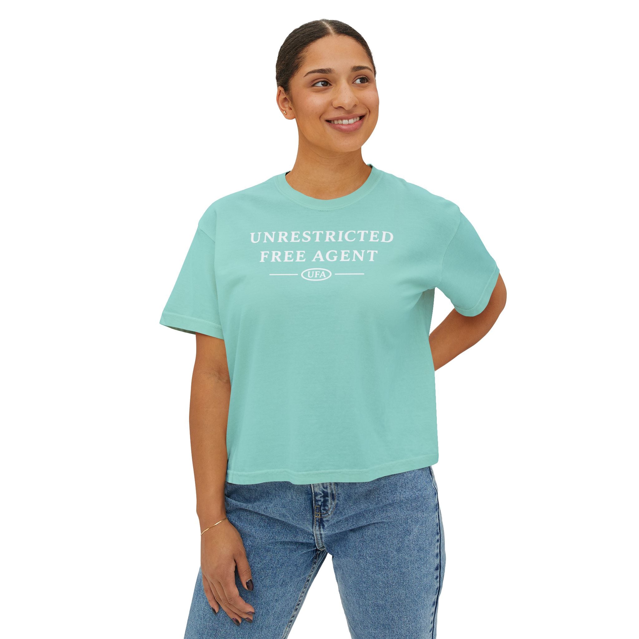 Unrestricted Free Agent Women's Boxy Tee