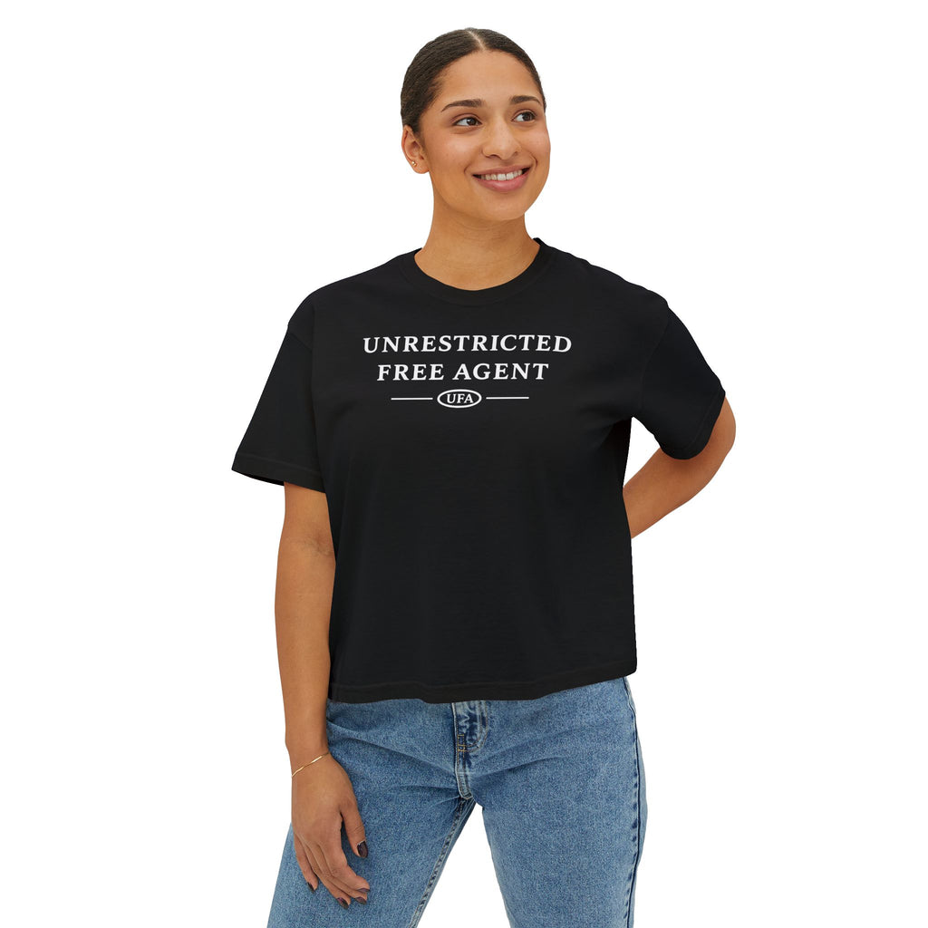 Unrestricted Free Agent Women's Boxy Tee