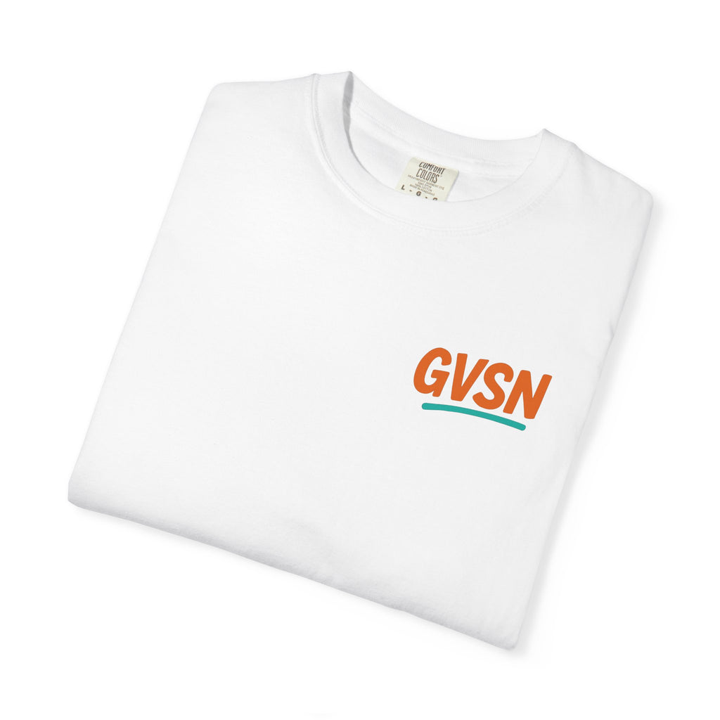 GVSN Peace Sign T-Shirt — Retro Surf Vibe Graphic Tee