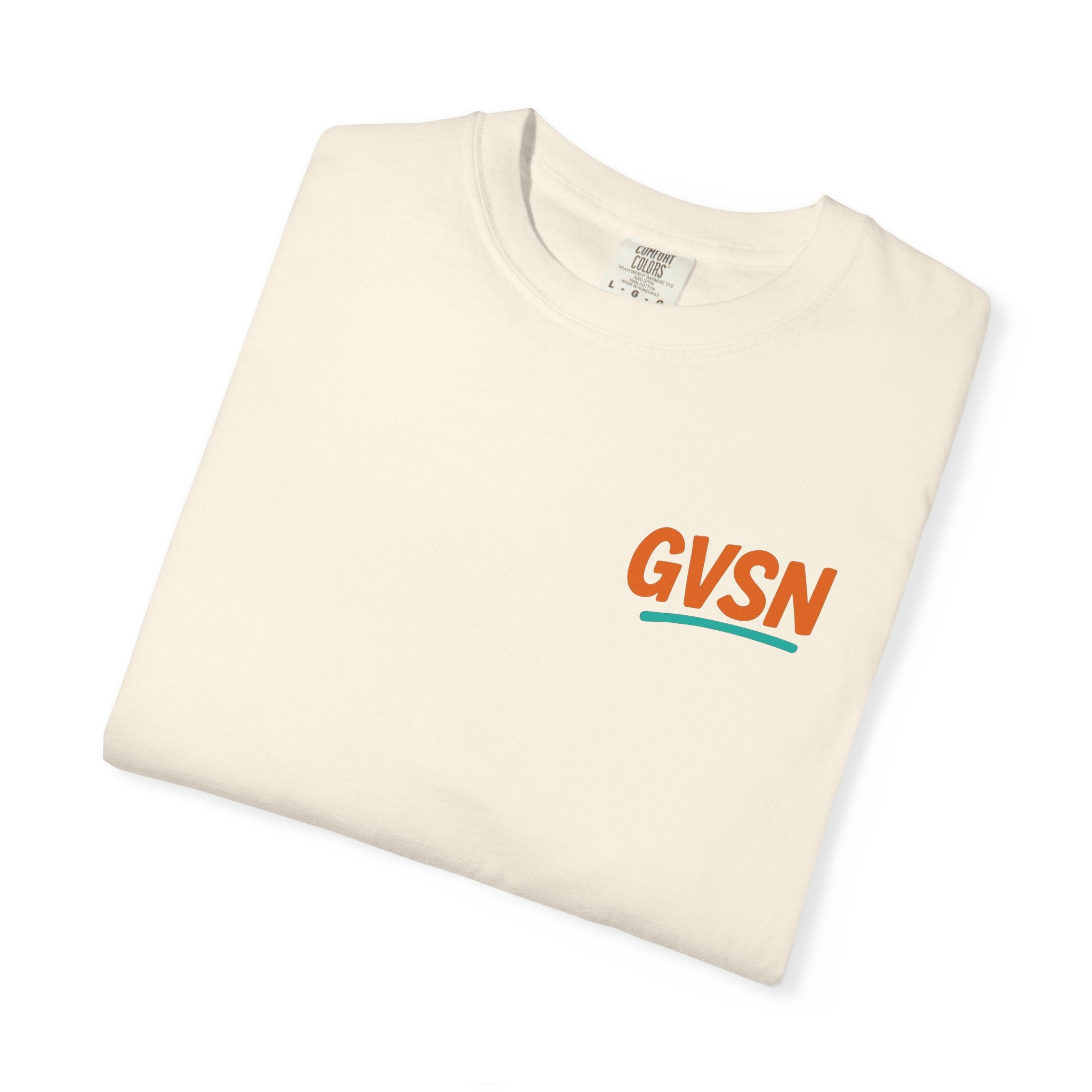 GVSN Peace Sign T-Shirt — Retro Surf Vibe Graphic Tee
