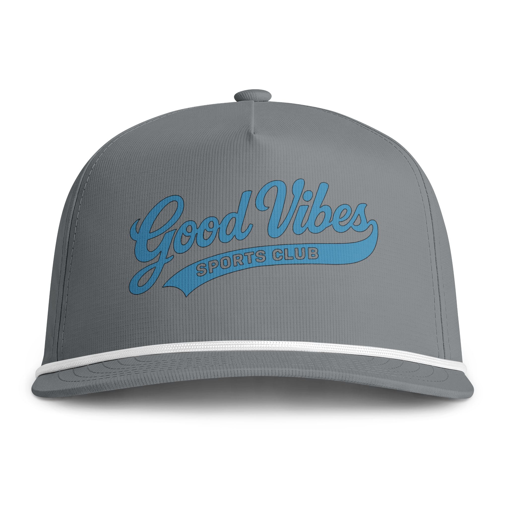 Good Vibes Rope Cap – Retro 'Good Vibes Sports Club' Baseball Hat