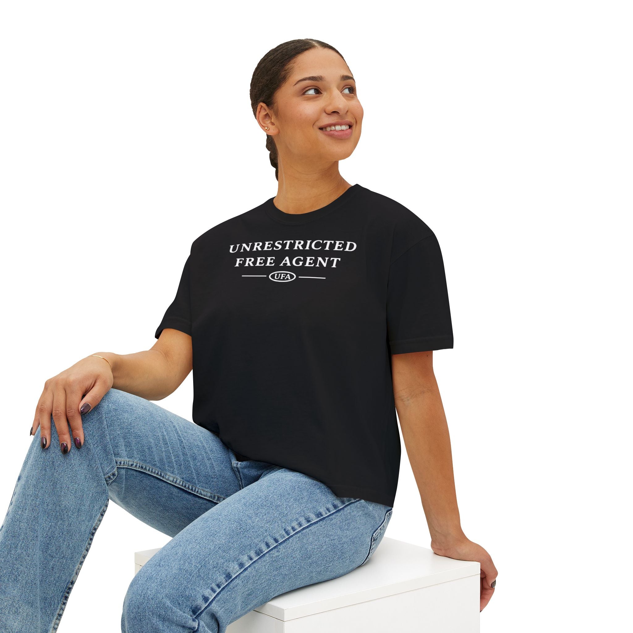 Unrestricted Free Agent Women's Boxy Tee