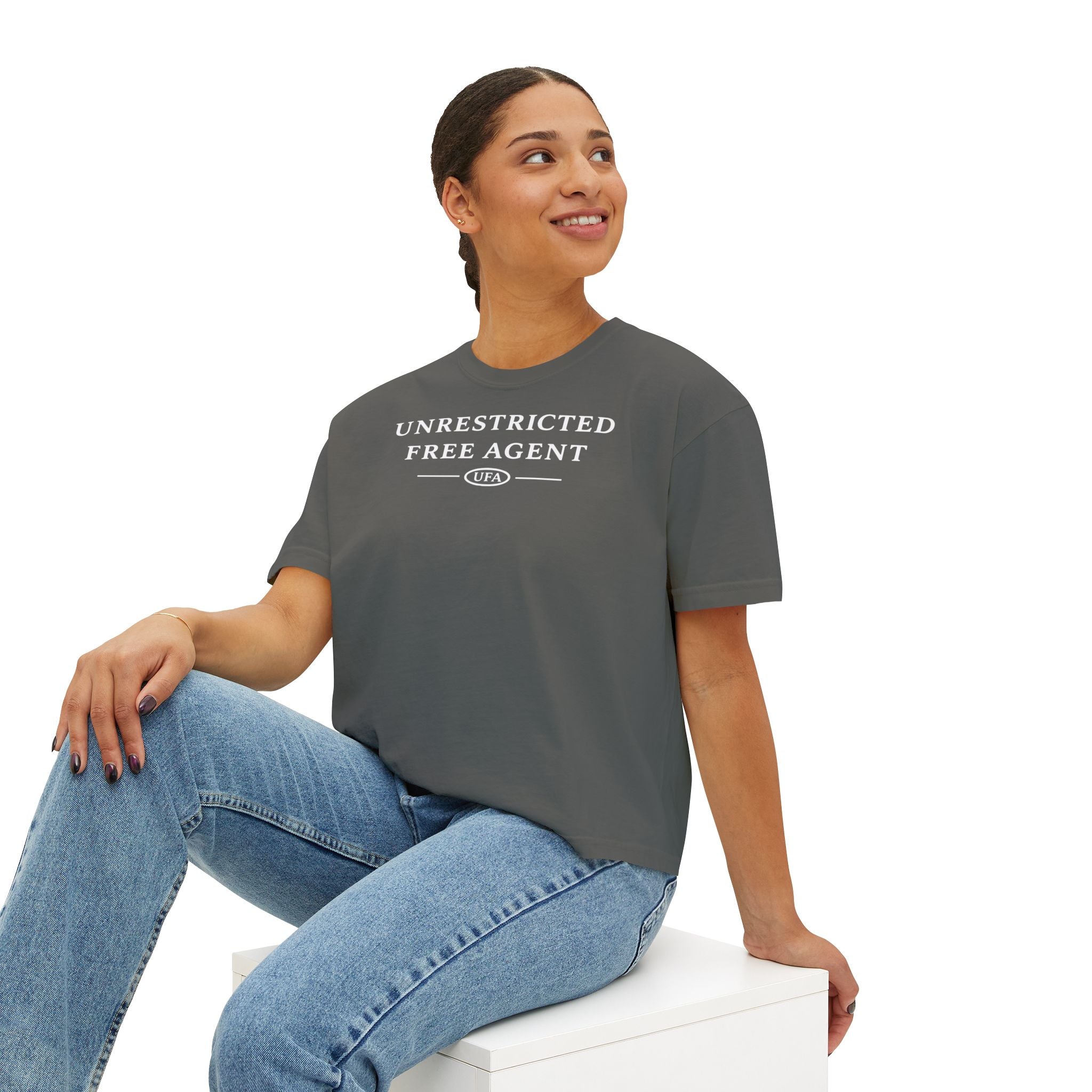 Unrestricted Free Agent Women's Boxy Tee