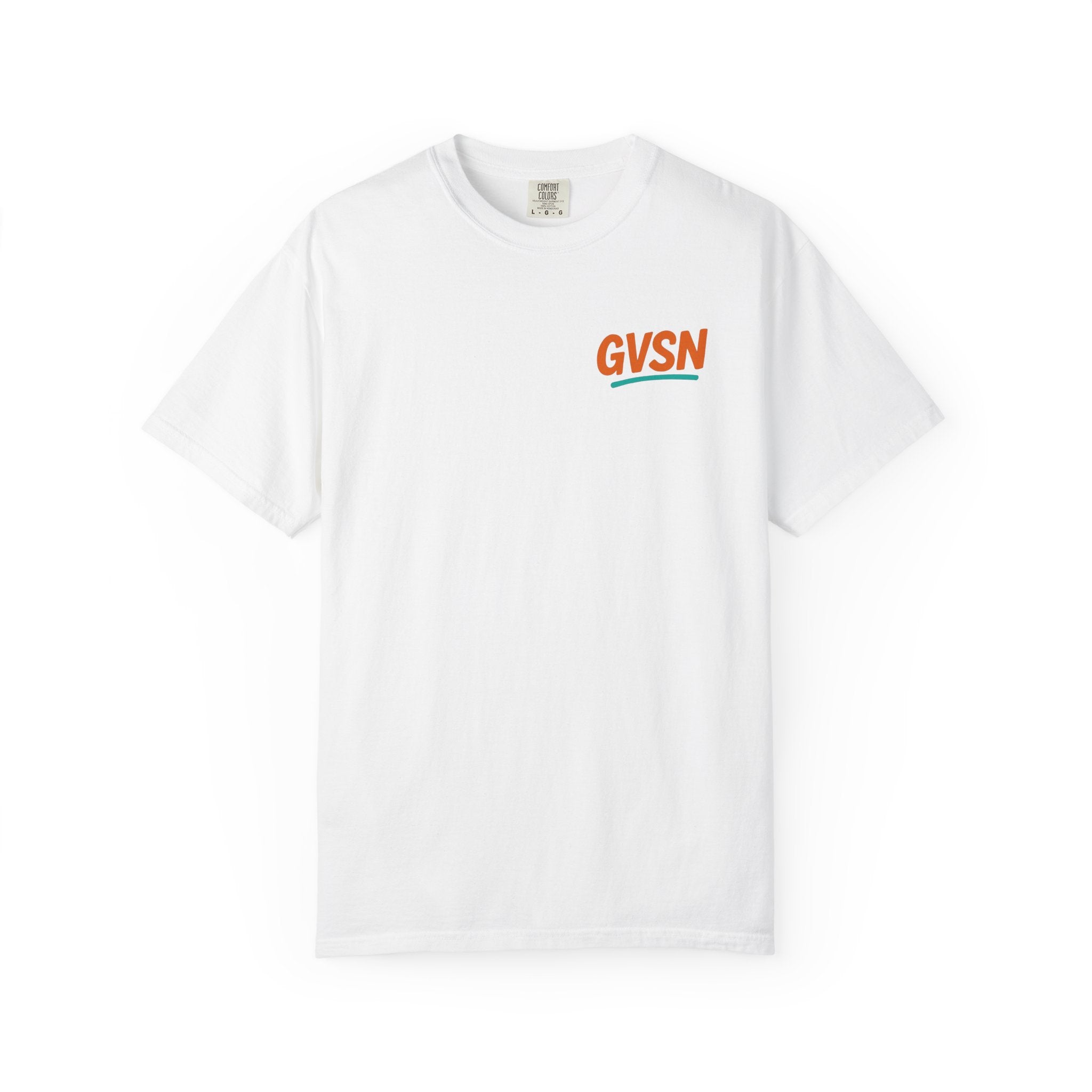 GVSN Peace Sign T-Shirt — Retro Surf Vibe Graphic Tee