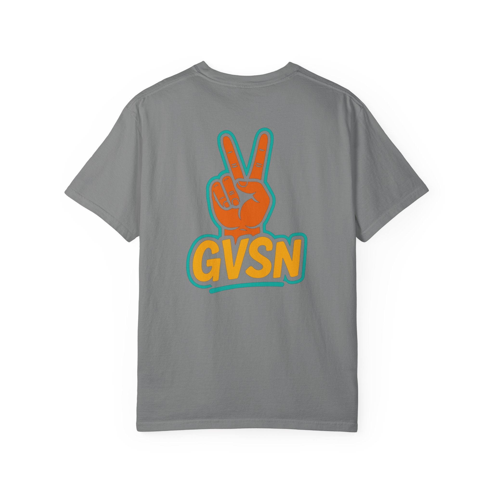 GVSN Peace Sign T-Shirt — Retro Surf Vibe Graphic Tee