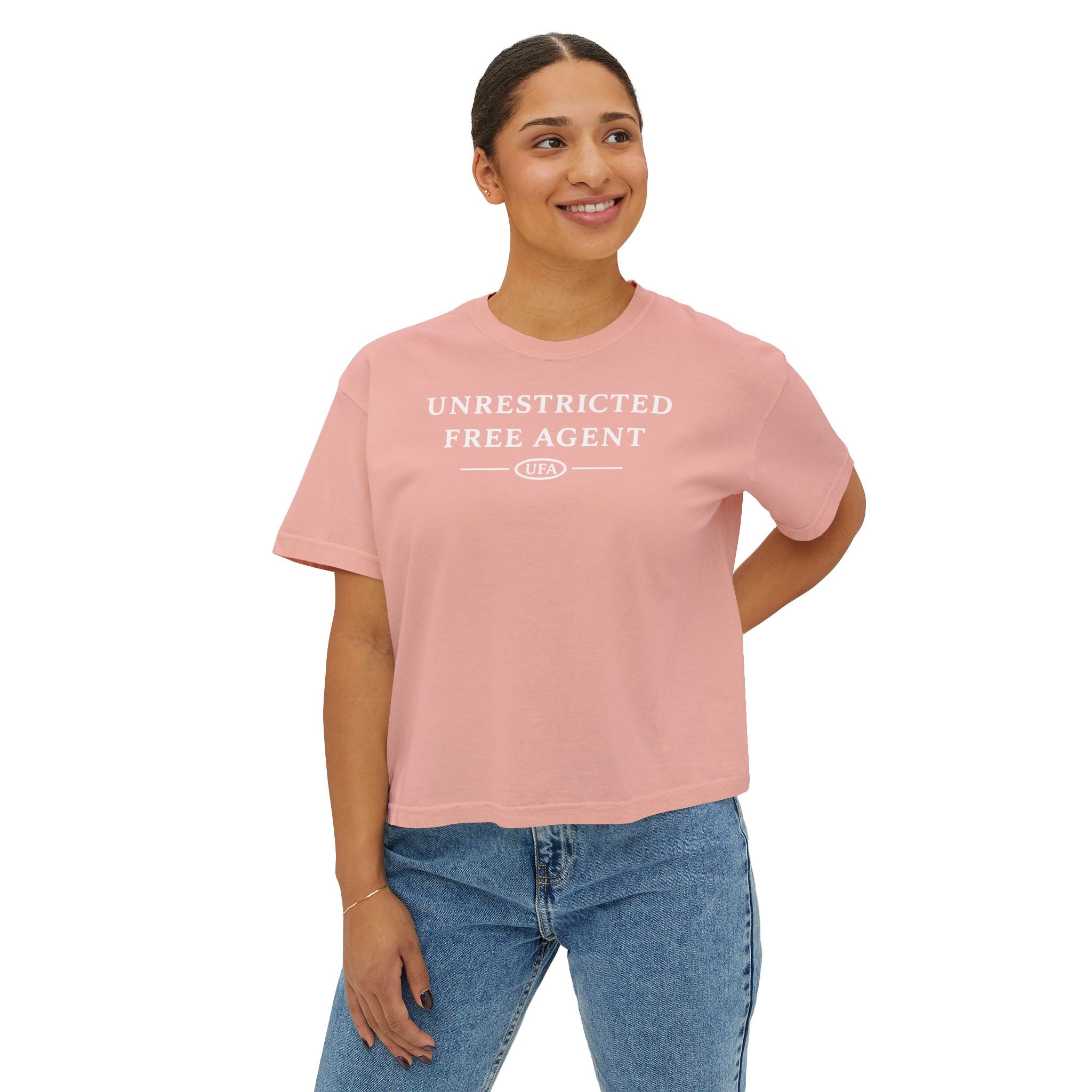 Unrestricted Free Agent Women's Boxy Tee