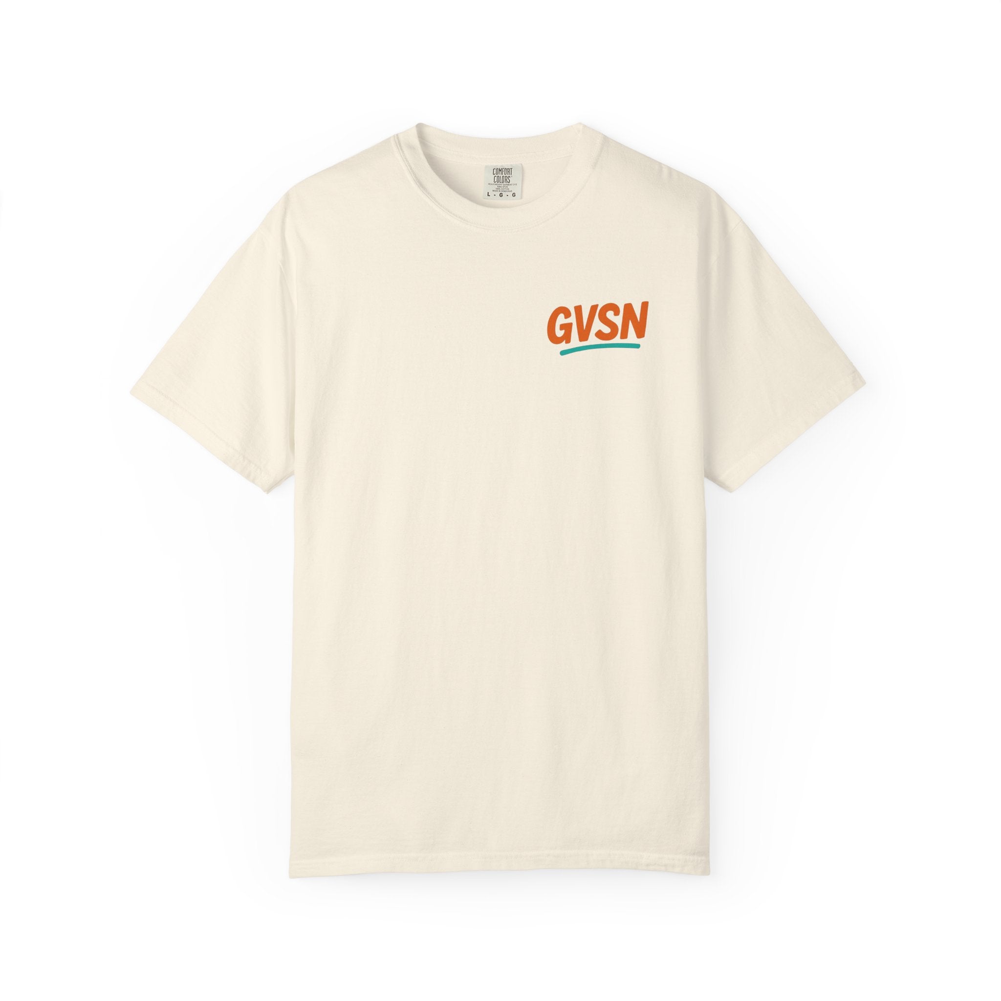 GVSN Peace Sign T-Shirt — Retro Surf Vibe Graphic Tee