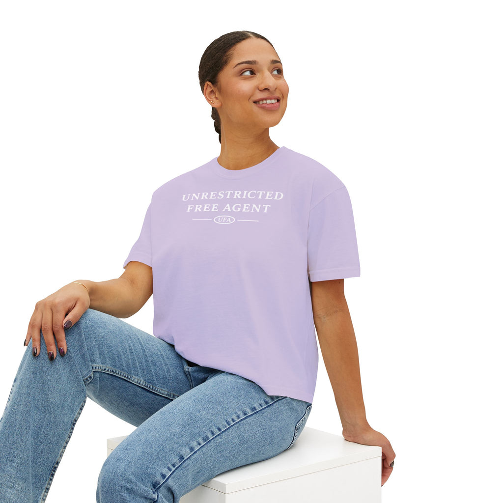 Unrestricted Free Agent Women's Boxy Tee
