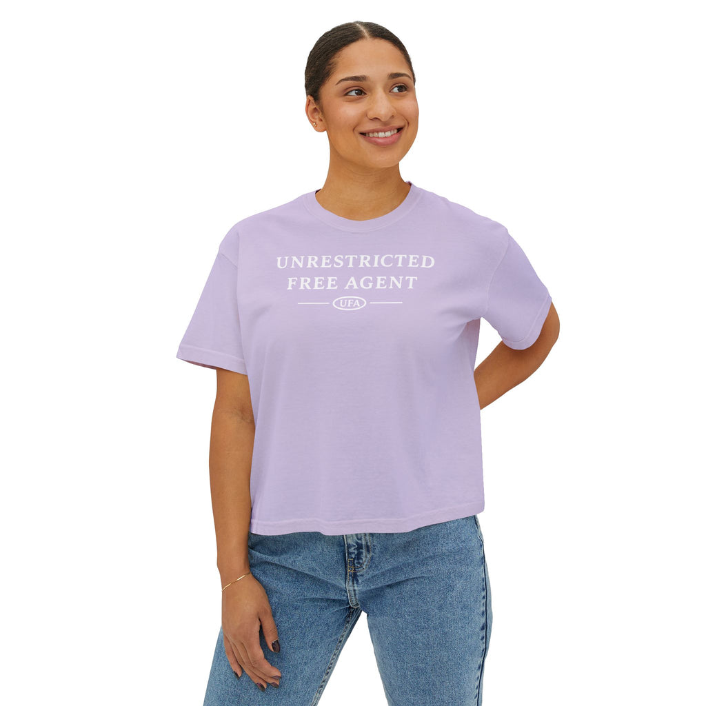 Unrestricted Free Agent Women's Boxy Tee