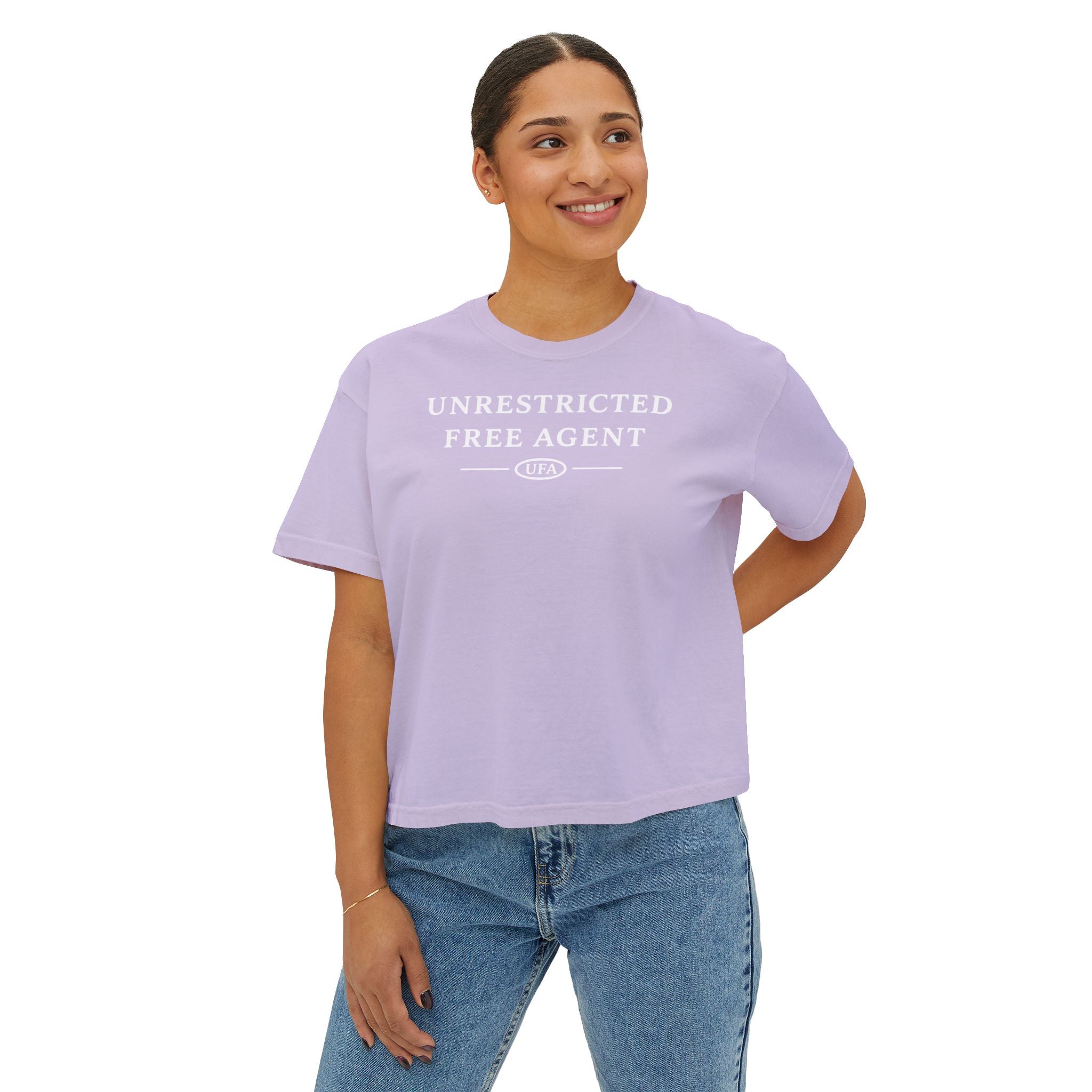 Unrestricted Free Agent Women's Boxy Tee