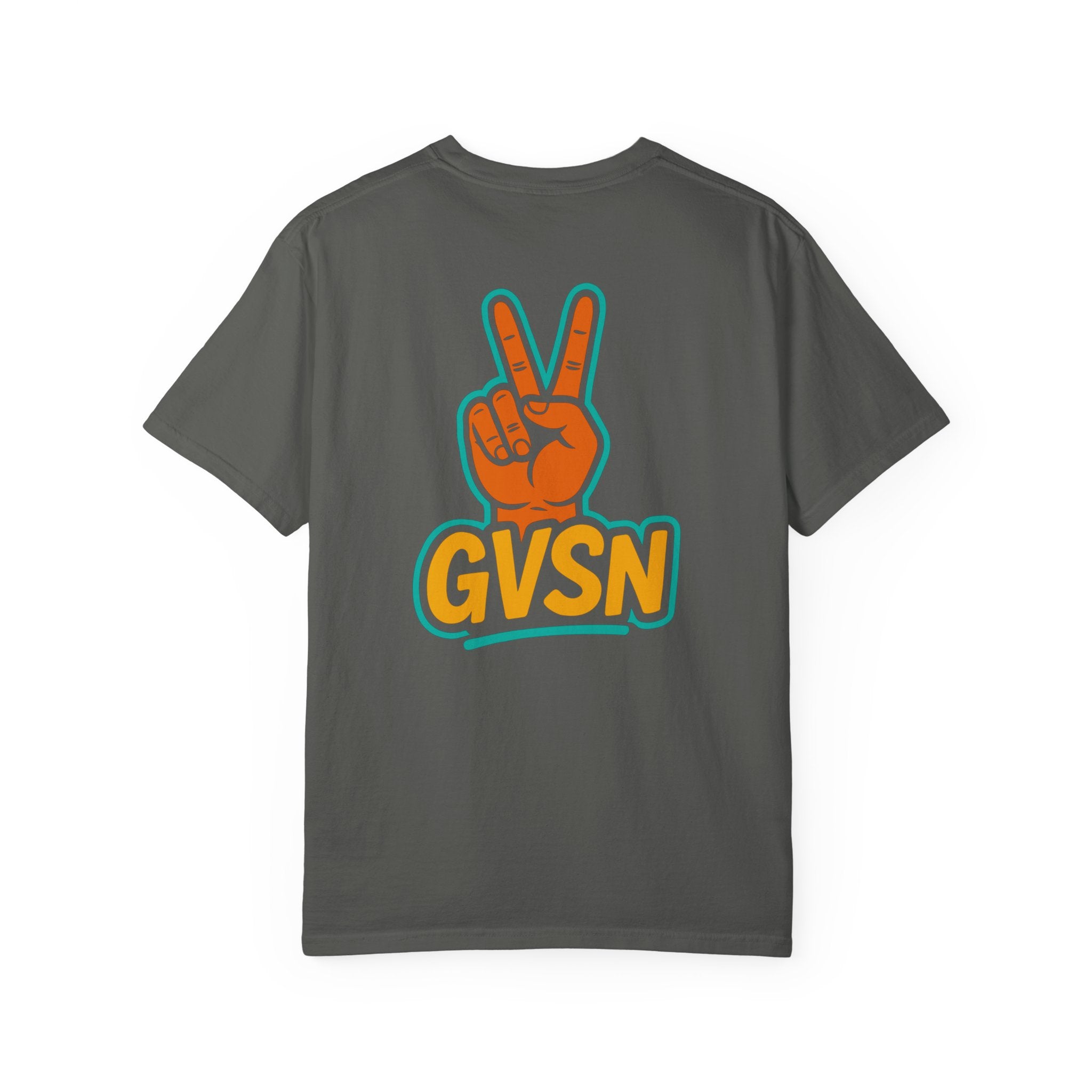 GVSN Peace Sign T-Shirt — Retro Surf Vibe Graphic Tee