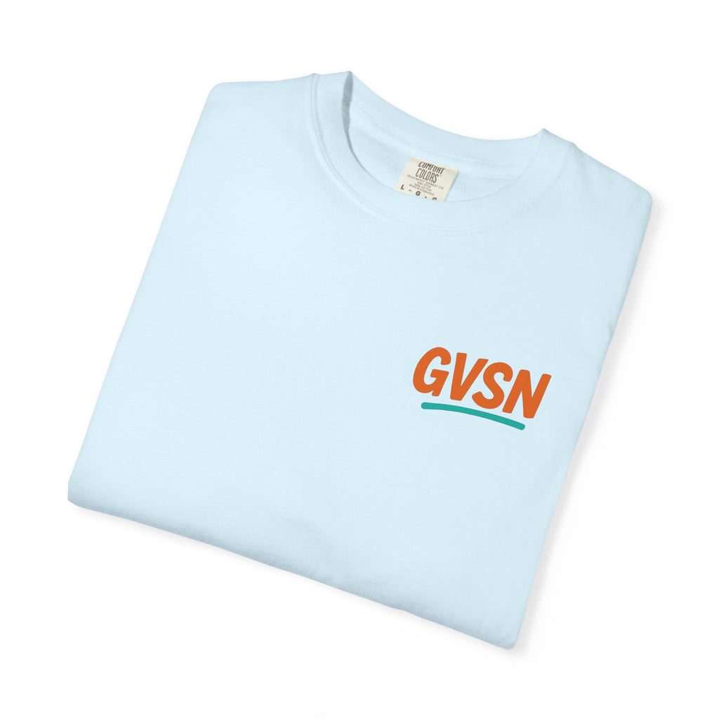GVSN Peace Sign T-Shirt — Retro Surf Vibe Graphic Tee