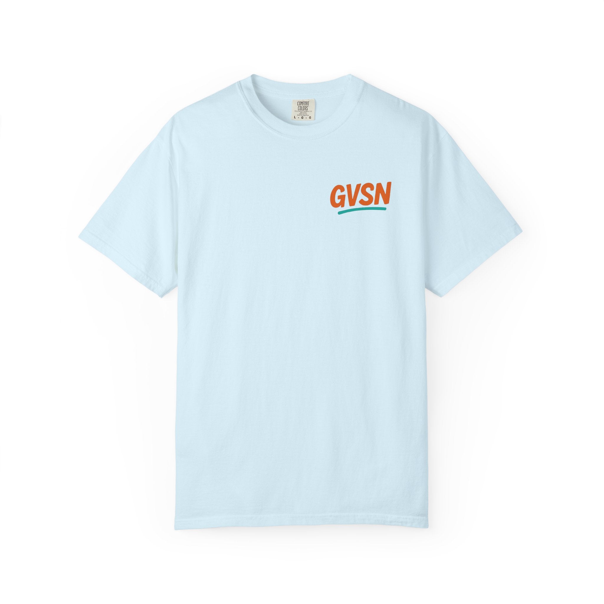 GVSN Peace Sign T-Shirt — Retro Surf Vibe Graphic Tee