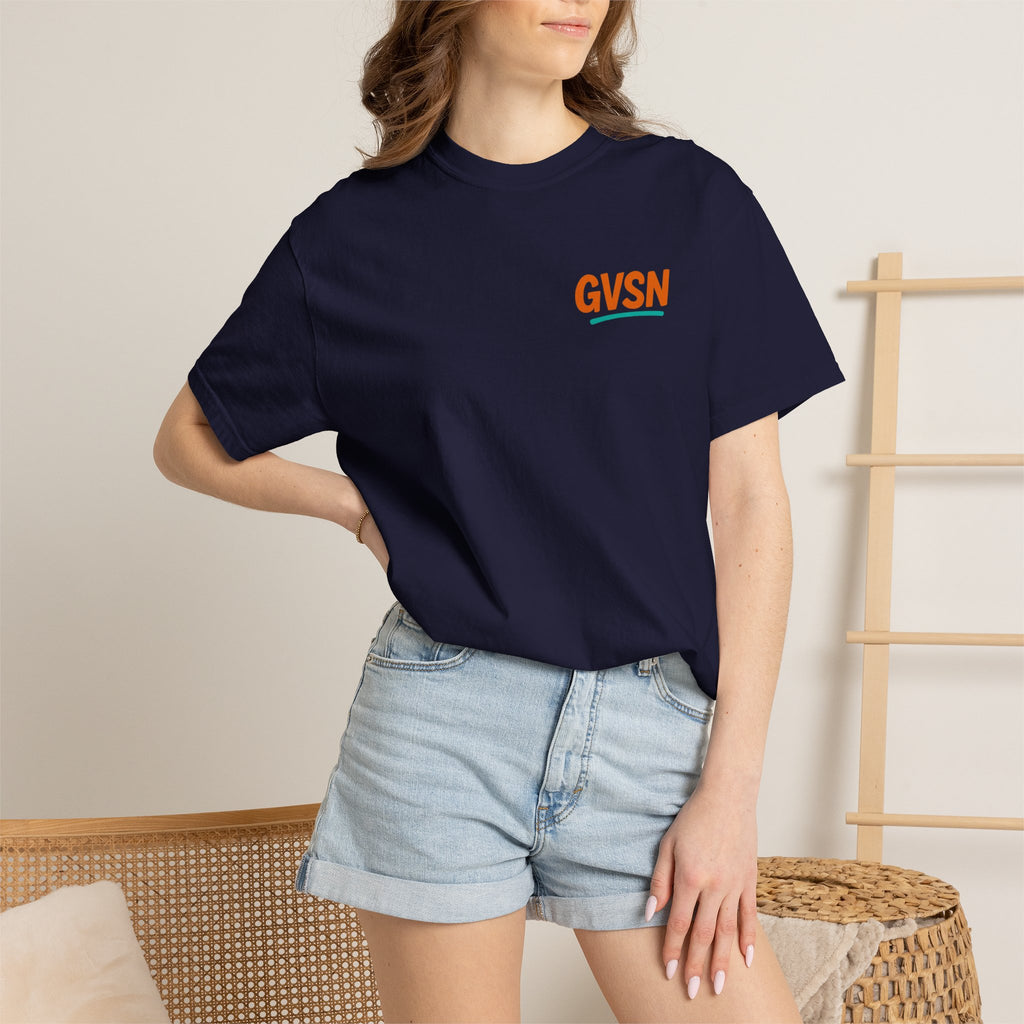 GVSN Peace Sign T-Shirt — Retro Surf Vibe Graphic Tee