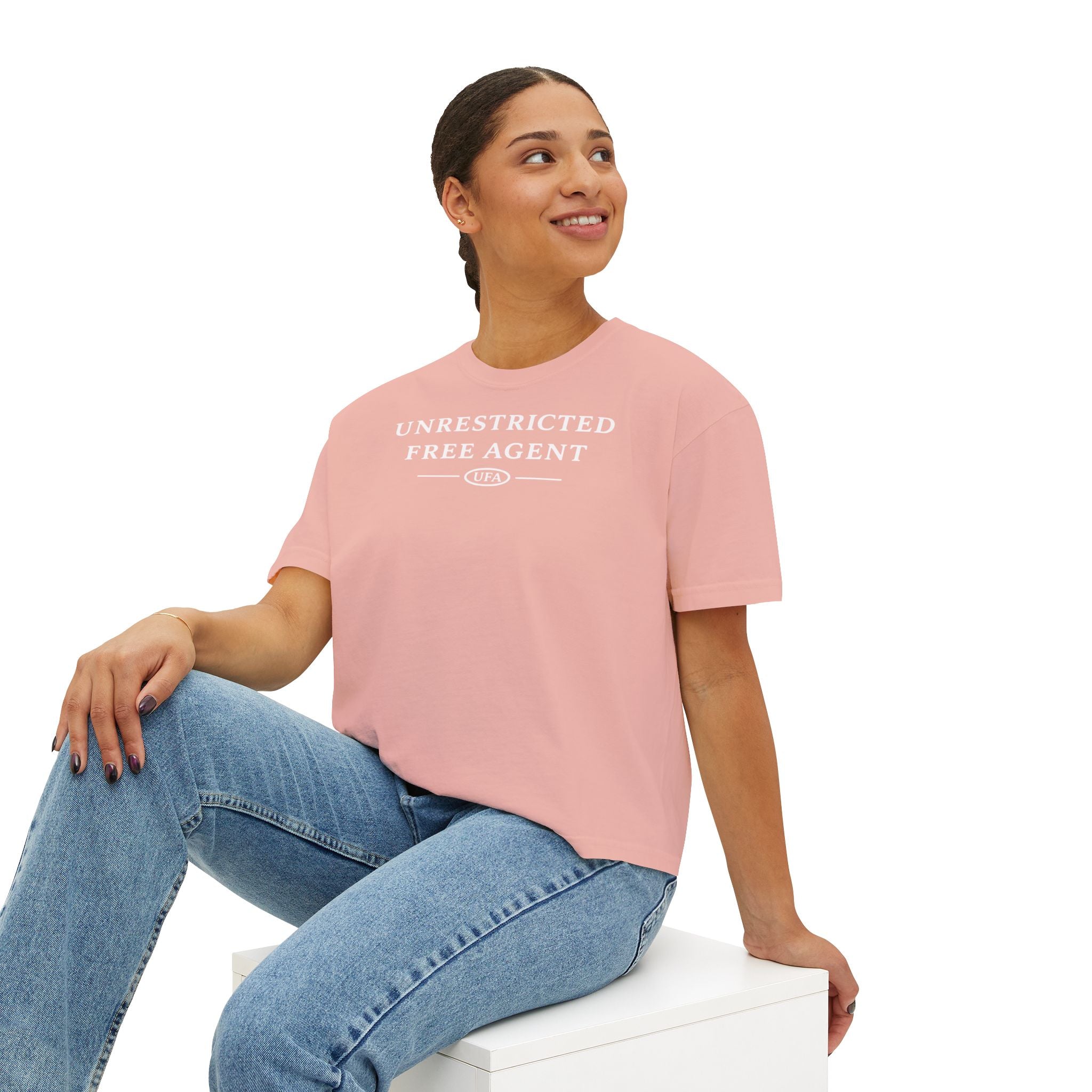 Unrestricted Free Agent Women's Boxy Tee